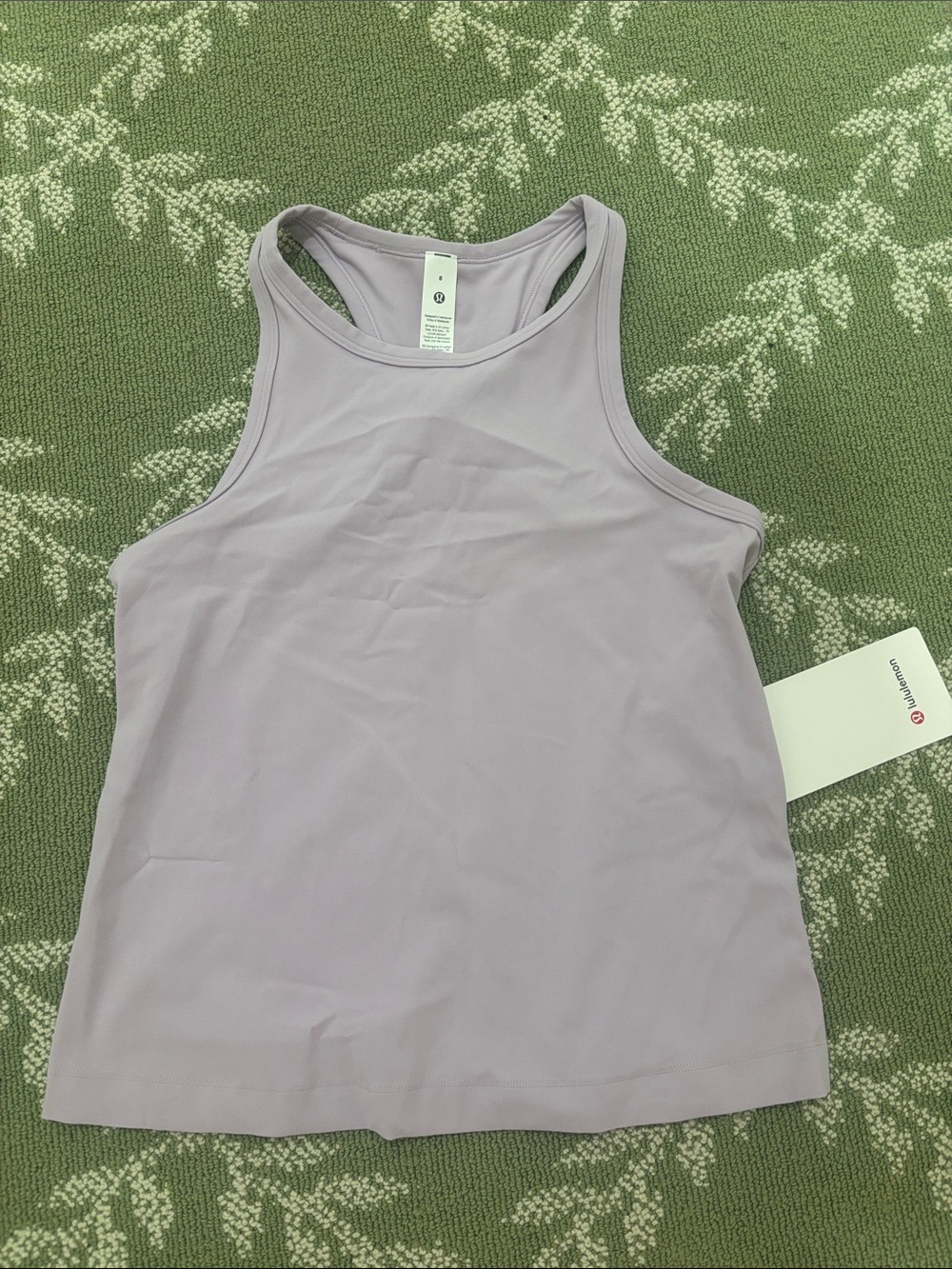 lululemon athletica Lavender High-Neck Racerback Tank